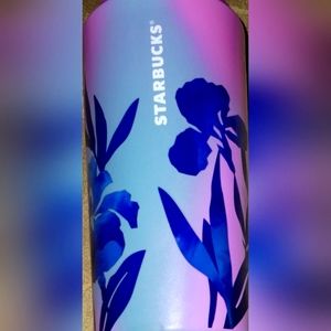 Starbucks Mother’s Day 2023 Iris Purple Iris Flower Ceramic Travel Tumbler 12 Fl